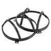 X AUTOHAUX Headlight Grille Guard Protector Covers for Jeep Wrangler JK, Black Round Headlight Grille Covers, 1 Pair