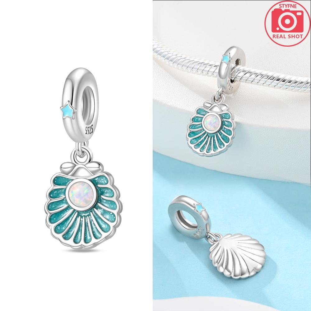 Copper Ocean World Series Sea Blue Turtle Starfish Crab Octopus Charms Bead Fit Bracelet Diy Jewelry Gift