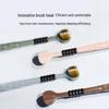 Tri-Head Soft & Hard Bristle Adult Toothbrush with 3D Tongue Scraper