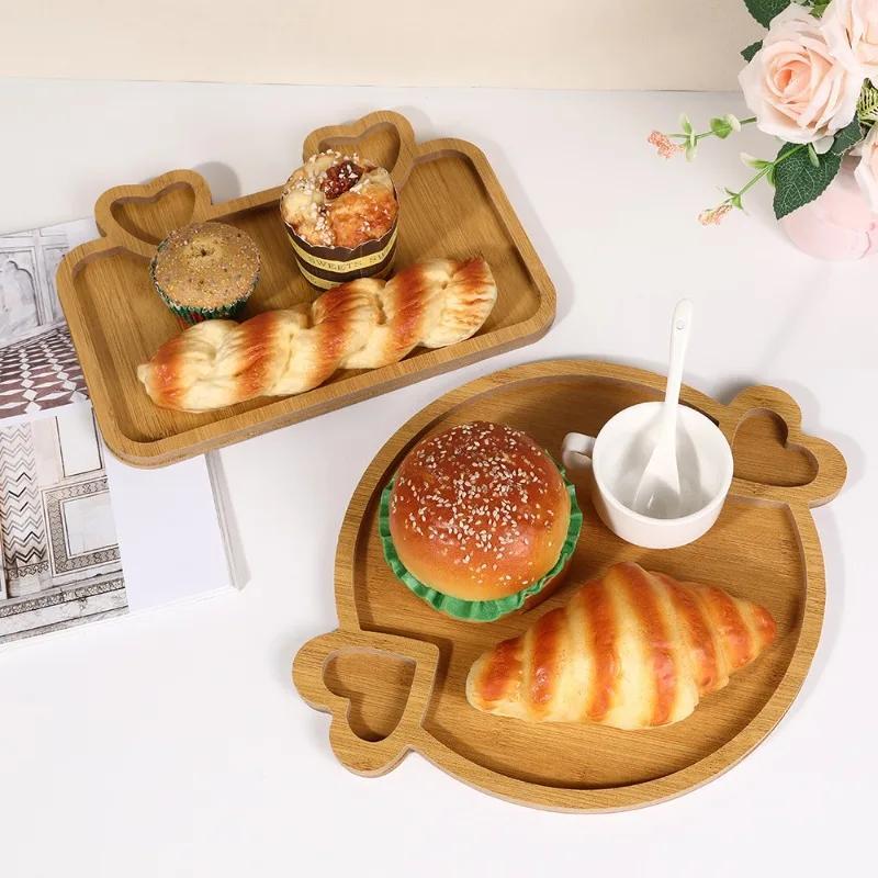 Irregular Ceramic Serving Tray, Creative Density Plate, Eco-Friendly Hotel Tray for Snacks, Fruits, Bread and Table Cutlery