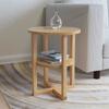 Day and Night - Day and Night Solid Oak Wood Side Table 40x50 Cm