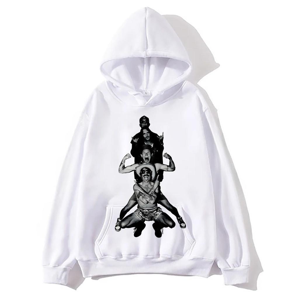 Red Hot Chili Peppers Toddler Totem Hoodie Women Sweatshirt Pullover Unisex Male Casual High Street Y2K Retro Graphic Streetwear