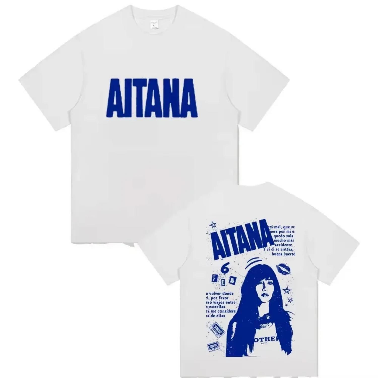 

Aitana Metamorfosis Album Tour 2026 Fan Gift T-Shirt Unisex Vintage Fashion T-Shirt Men s Cotton T-Shirt Streetwear T-shirt S чёрный