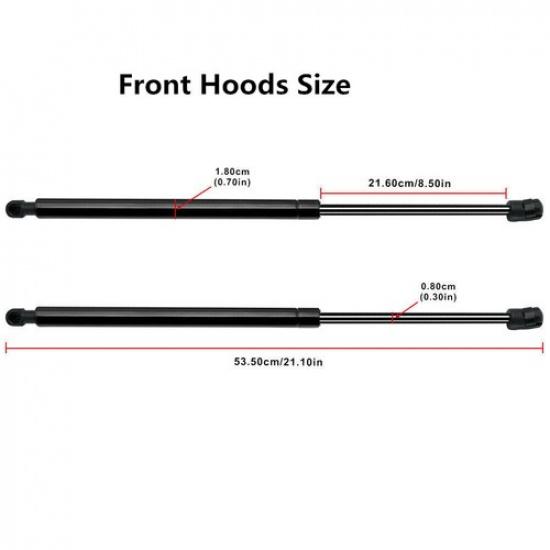 4Pcs Hood+Tailgate Lift Support Gas Shock Struts For Lexus RX350 RX450h 2010-15