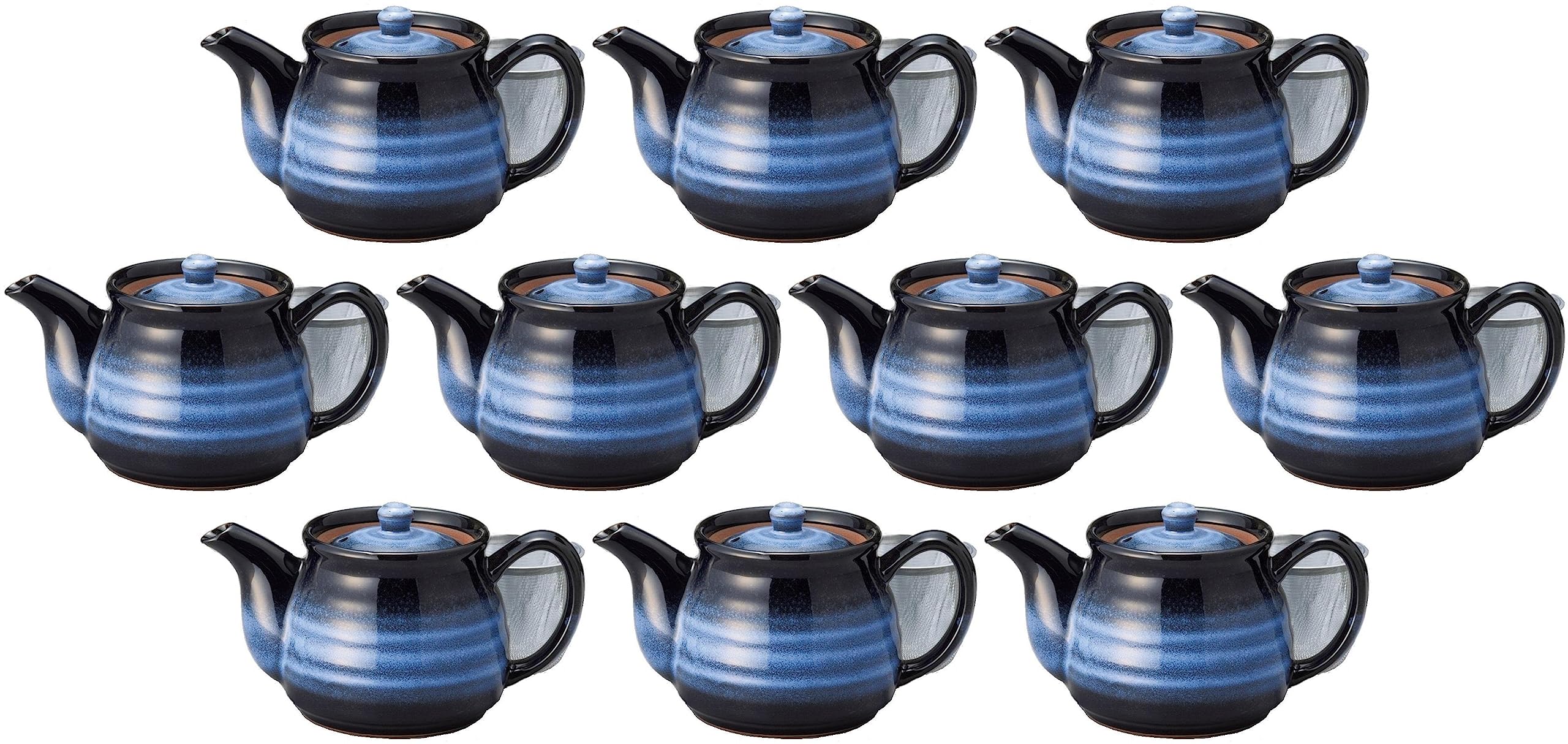 

Set of 10 Aurora Strained Pots [11 x 10.5cm] [Pots]