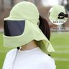 Breathable Sun Protection Mask Anti-UV Face Mask Sun Hat Women's Sunshade Hat Sun Hats Shades