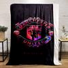 Manchester United Red Devils Design Printed Flannel Blanket for Bedroom, Living Room, Sofa, and Nap
