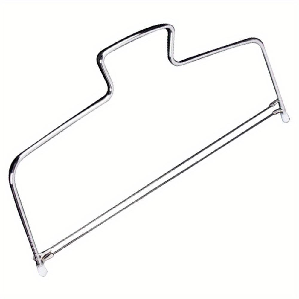 Stainless Steel Cake Layer Divider, Cake Slicer, Dual-Line Cutting, Adjustable Thickness, Bread Divider, Baking Tool Double-Line Cake Layer Divider