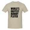 World S Okayest Rummy Player  Black Soft And Glutinous Tshirt Korean Style Casual Small Patterns Basic Tee