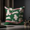 Japanese Hakowasa Warm Illustration Cushion Cover Anti-dustmite Pillowcase Invisible Zipper Silky Short Plush Sofa Cushion Cover