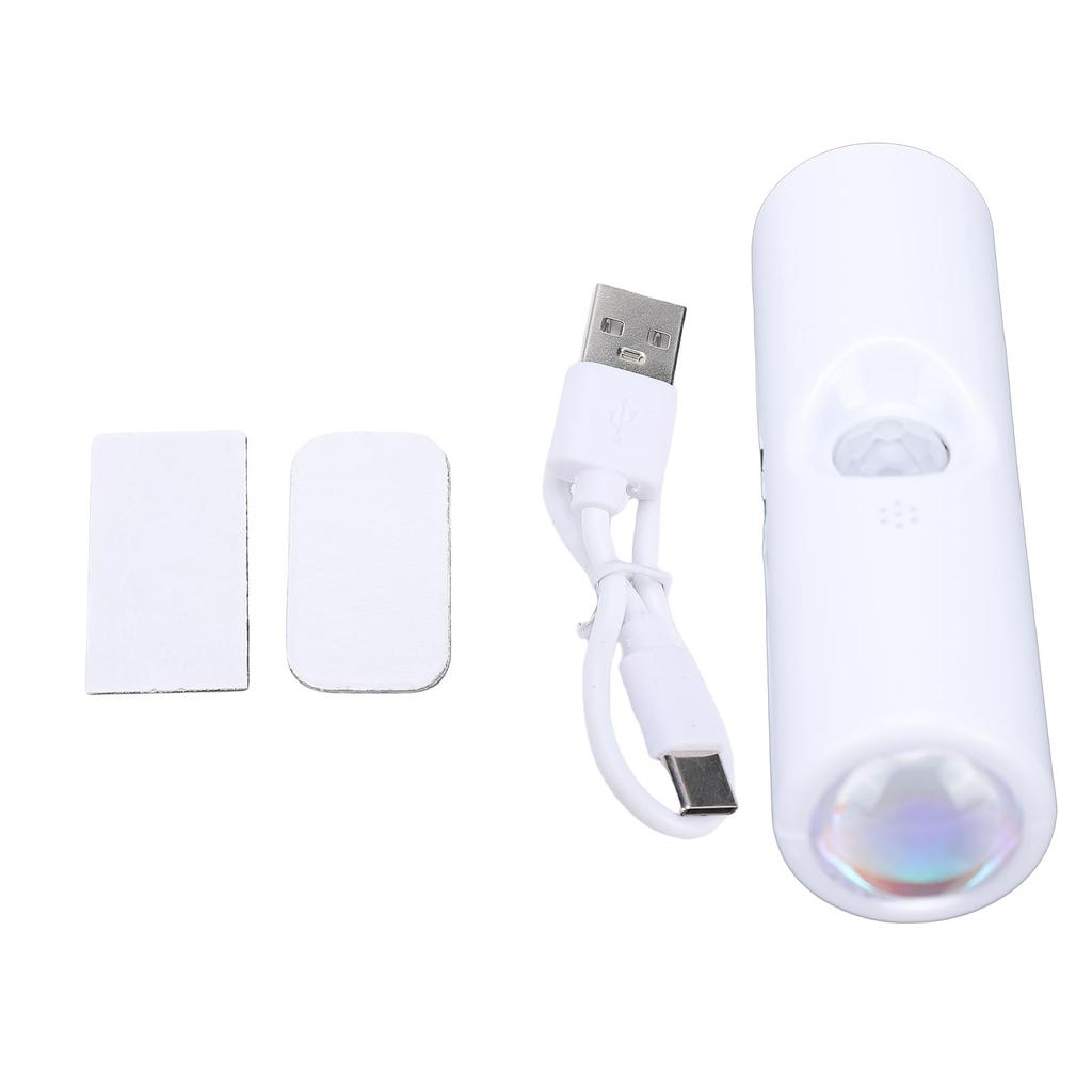 Double Head Wall Ambient Light 3 Lighting Modes Smart Motion Sensor RGB Colorful Rechargeable Sconce Wall Night Light