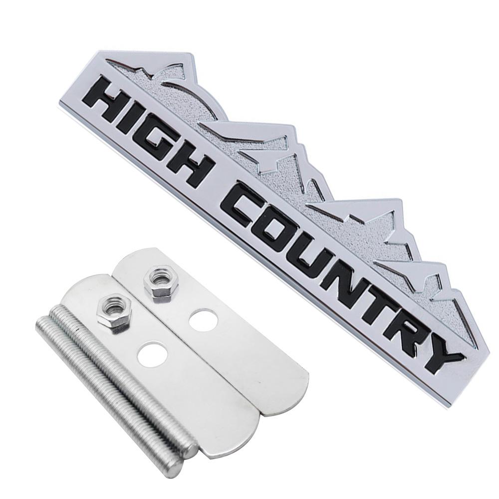 Car Front Grille Badge Tail Trunk Sticker for  Snow Mountain HIGH COUNTRY Emblem CHEROKEE COMMANDER COMPASS LIBERTY PATRIOT