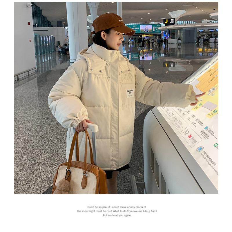 DAFIFY Moda damă ocazional toamnă iarnă imprimeu culoare uni jachete și paltoane cu mânecă lungă