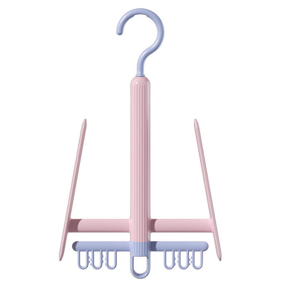 Laundry Drying Rack Space-saving Shoe Dryer 360-degree Rotating Shoes Drying Rack with Windproof Insoles Clip Rack Hanger