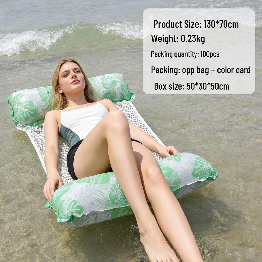 Z 4-Tube Inflatable Raft: Foldable Outdoor Lounge Chair & Water Hammock