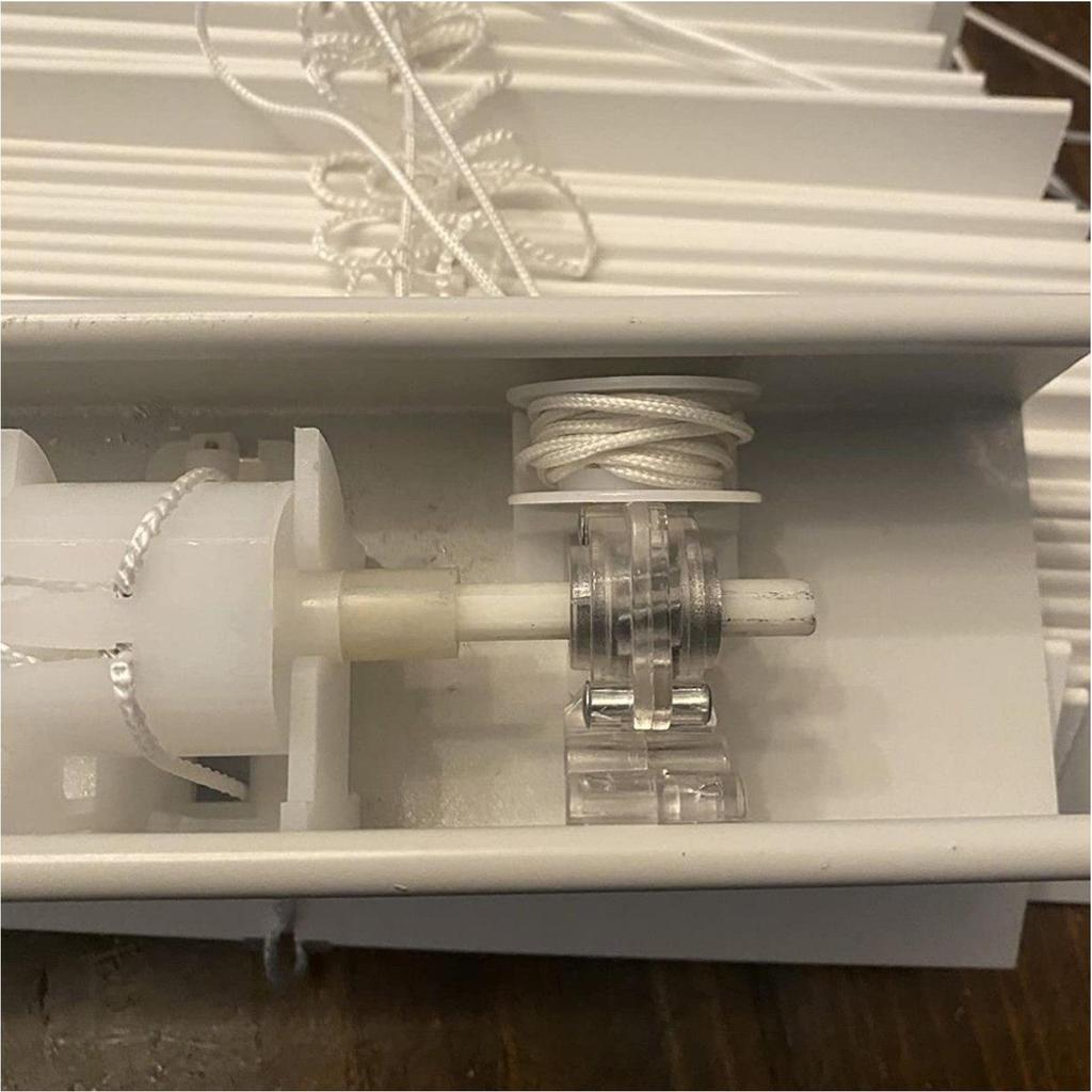 Jalousie Ersatzteile 2 Stück Kippmechanismus für Sechskantstange mit transparenten dünnen Linien Leise flache Stabkipper