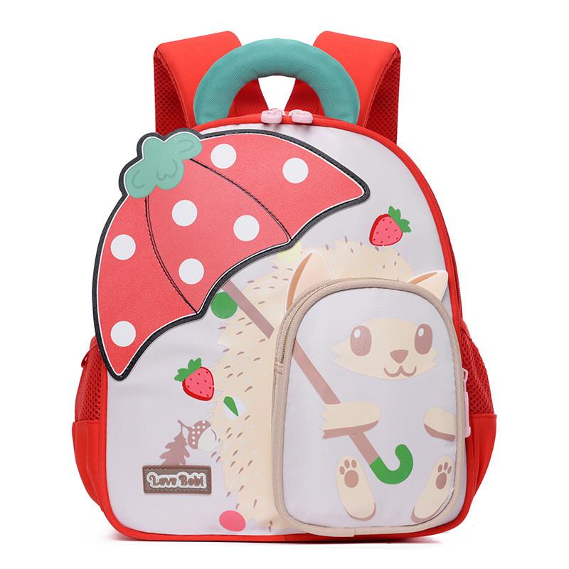 Fun Cartoon Playful Hedgehog Backpack Kids Lightweight Comfortable Bag School