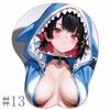 Anime Z_Zenless Z_Zone Zero OPPAI Non-slip Mouse Pad LED Backlit ZZZERO Ellen Joe 3D Mousepad Gel Padding Gaming Hentai Mat