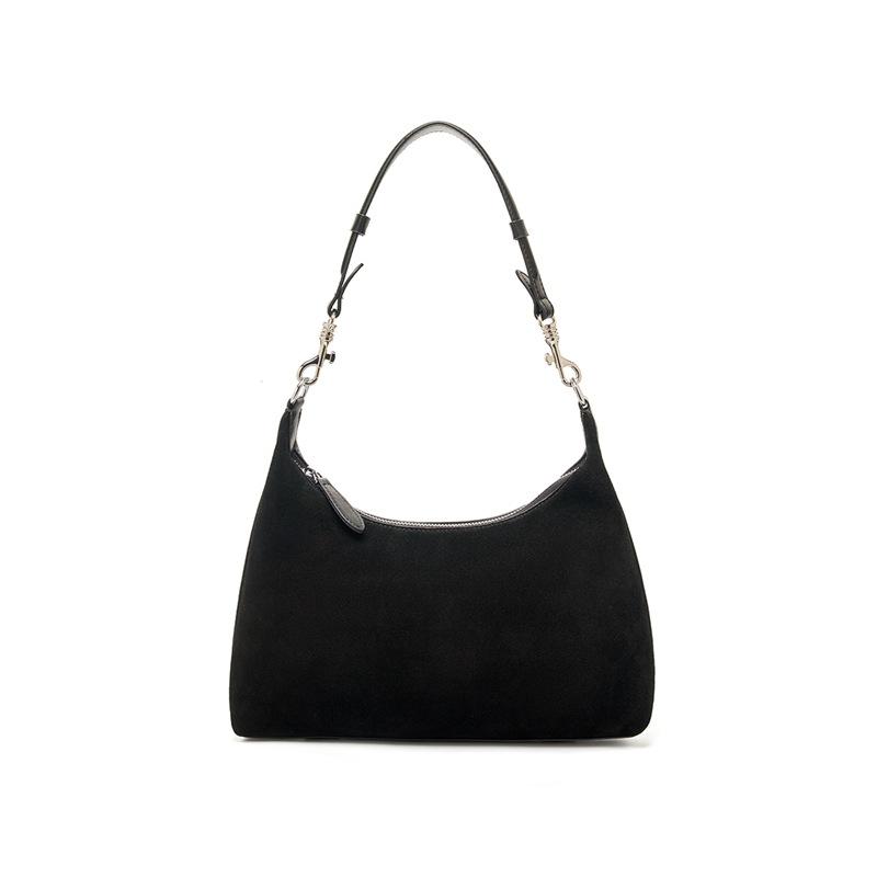 

Новый стиль Высококлассная Мода Женская Сумка-тоут большой вместимости из овчины, Сумка через плечо, Одно отделение 31x9x26cm чёрный