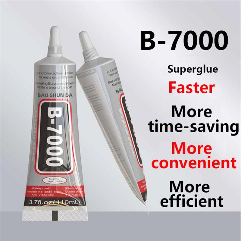 Multi-Purpose B7000 Glue Transparent Sealant for Phone Repair DIY Crafts Acrylic Jewelry Gem Sticking Waterproof & Flexible Bonding