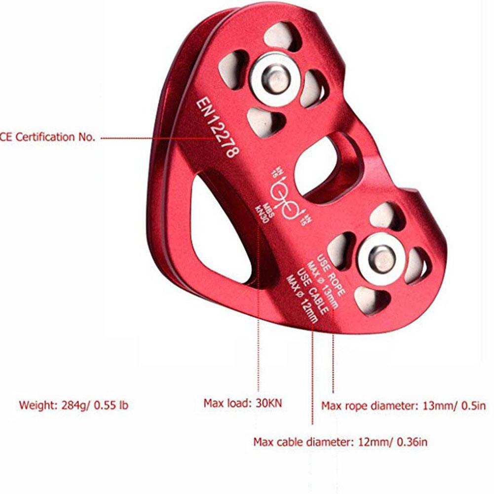 Mountaineering Pulley Aviation Aluminum Outdoor Climbing Machinery