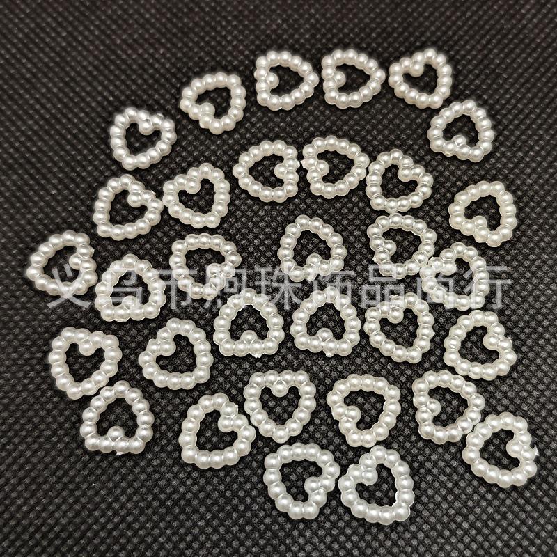 Pearl Heart & Star DIY Glue for Phone Cases, Clothing, & Nail Art Accessories