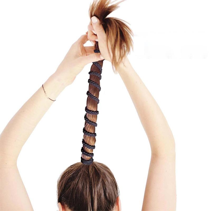 Creatieve Elastische Haarelastiekjes Paardenstaart Houders Voor Vrouwen Meisjes Rekbare Gevlochten Paardenstaart Haarelastiekje Wrap Voor Zwemmen Duiken Surfen