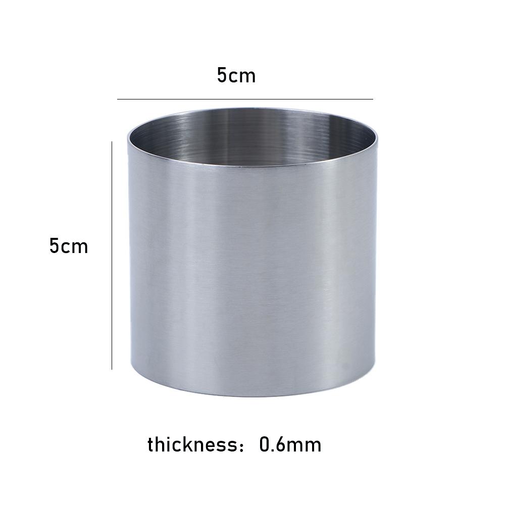 DIY 5/6/8/10CM Mousse Cake Cutter Pastry Circle Kitchen Gadgets Cake Mold Baking Tool Cake Ring Mold