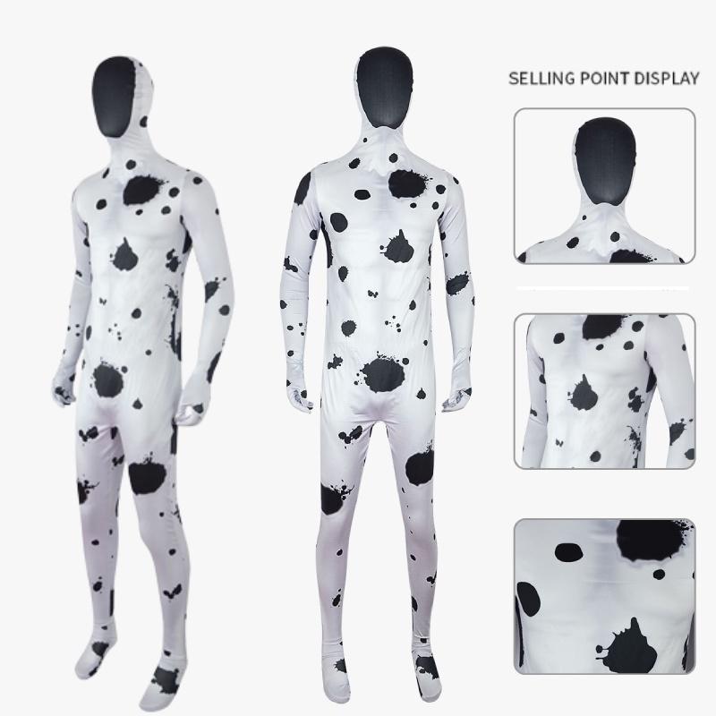 Marvel Spider-man Villain Spotted Bodysuit Cosplay Costume Funny Streetwear Style