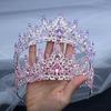 1pc Exquisite Fashion Sparkling Gems Hair Crown Multi Layered Royal Design Perfect Looks Pageant Glam Fantasy Cosplay Elegance