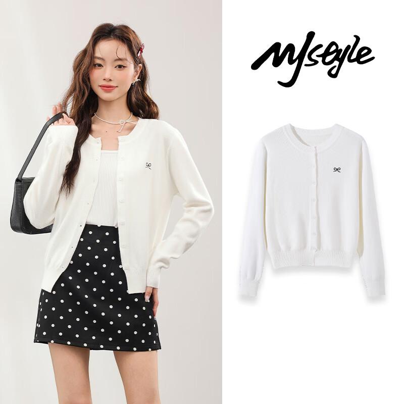 

Женский вязаный кардиган MJ STYLE с вышивкой в виде бабочек L