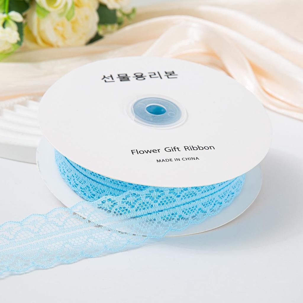 50-Yard Lace Ribbon with Rose and Butterfly Design for Cake Decoration and DIY Arts