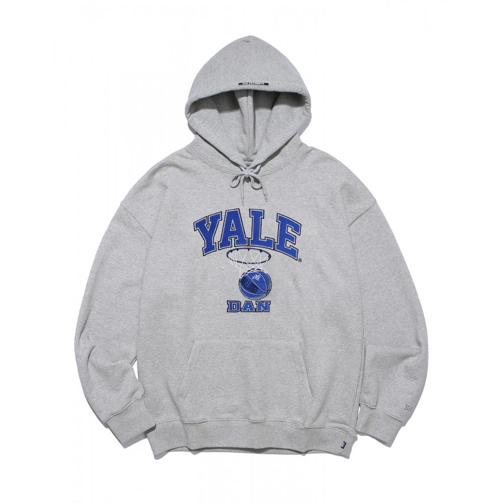 

YALE BLUE BASKETBALL HOODIE GRAY