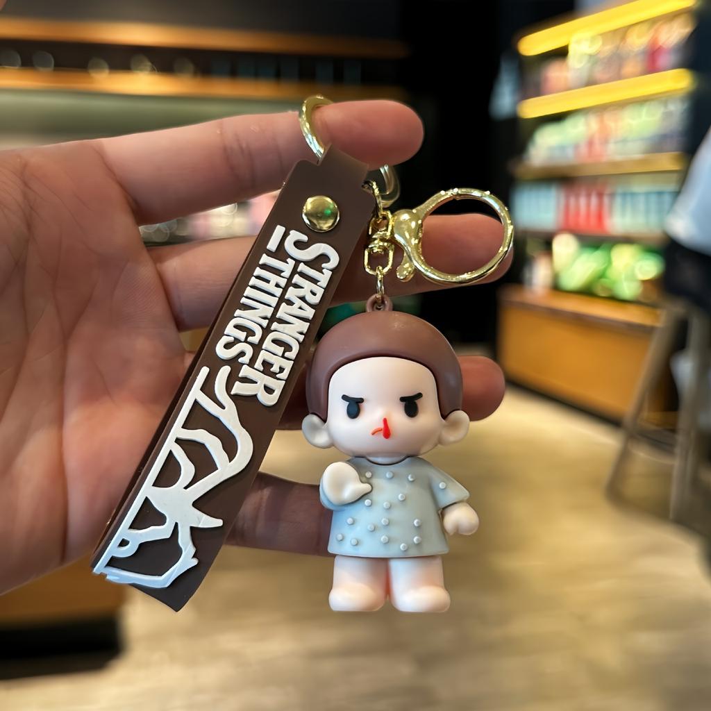Creative Cartoon Stranger Things Keychain Doll Car Keychain Men's And Women's Pendant Couple Bag Pendant Gift