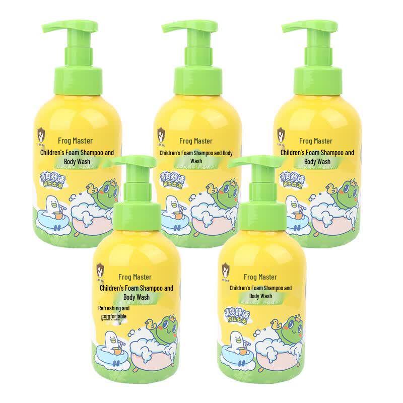 Frog Prince Kids 2-in-1 Foam Shampoo & Body Wash - 5 x 500ml