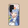 Holo Usada Pekora Glass Mobile Phone Case for Samsung Galaxy A56 55 54 53 52 51 36 35 34 23 16 15 5G Colorful Cover