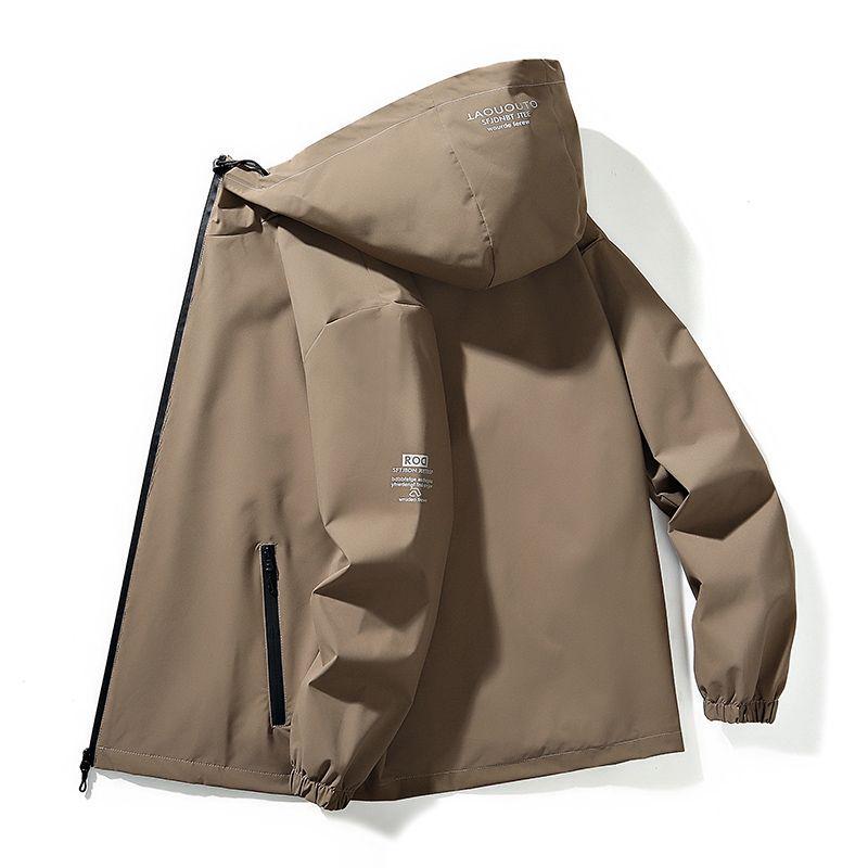 Men's Trendy Hooded Jacket for Teens - Lightweight Spring/Autumn Casual Coat