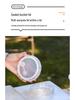 Großer transparenter Outdoor-Wassertank mit Hahn für Auto Reisen und Selbstfahrertouren.