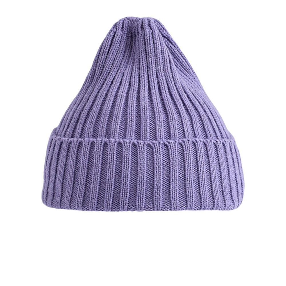 Korean Style Baby Knitted Hat Wool Pullover Cap Sweet Knitted Beanie Hat Winter