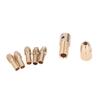 3 sets 0.5-3mm Capacity Brass Drill Chuck 4 Jaw Electric Drill Chuck  For Rotary Tools