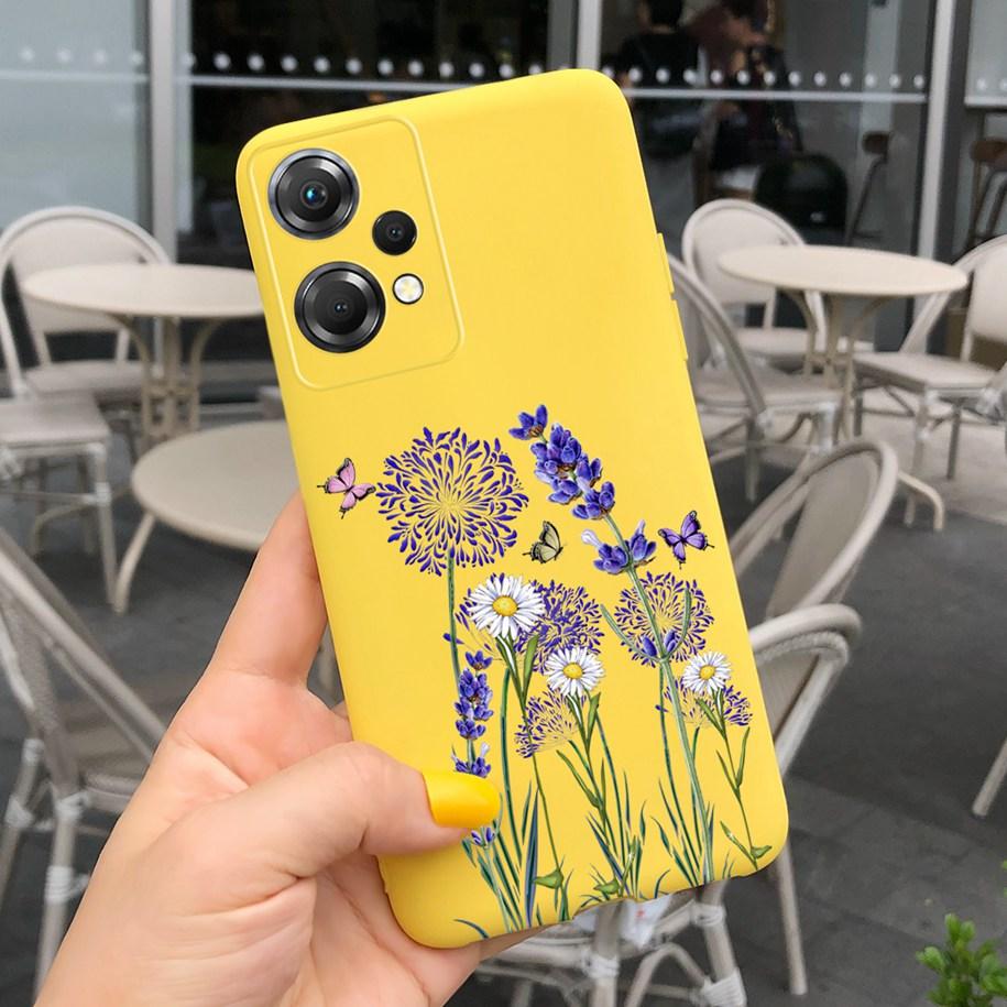 For OnePlus Nord CE 2 Lite 5G Case Daisy Flower Soft Silicone Back Cover for One Plus Nord CE 2 Lite 5G Cases CE2 Lite Funda Bag