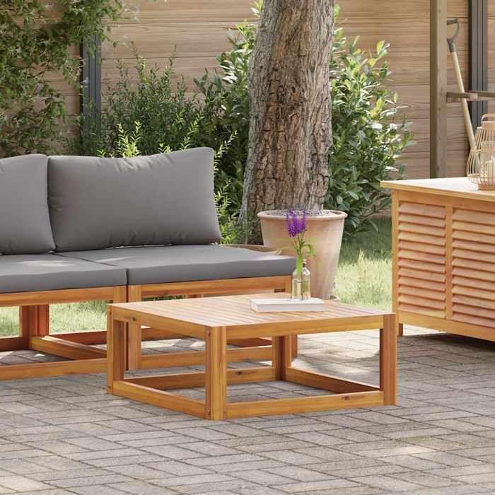 Maison Exclusive - Salon de jardin 2 pcs avec coussin Bois d'acacia solide
