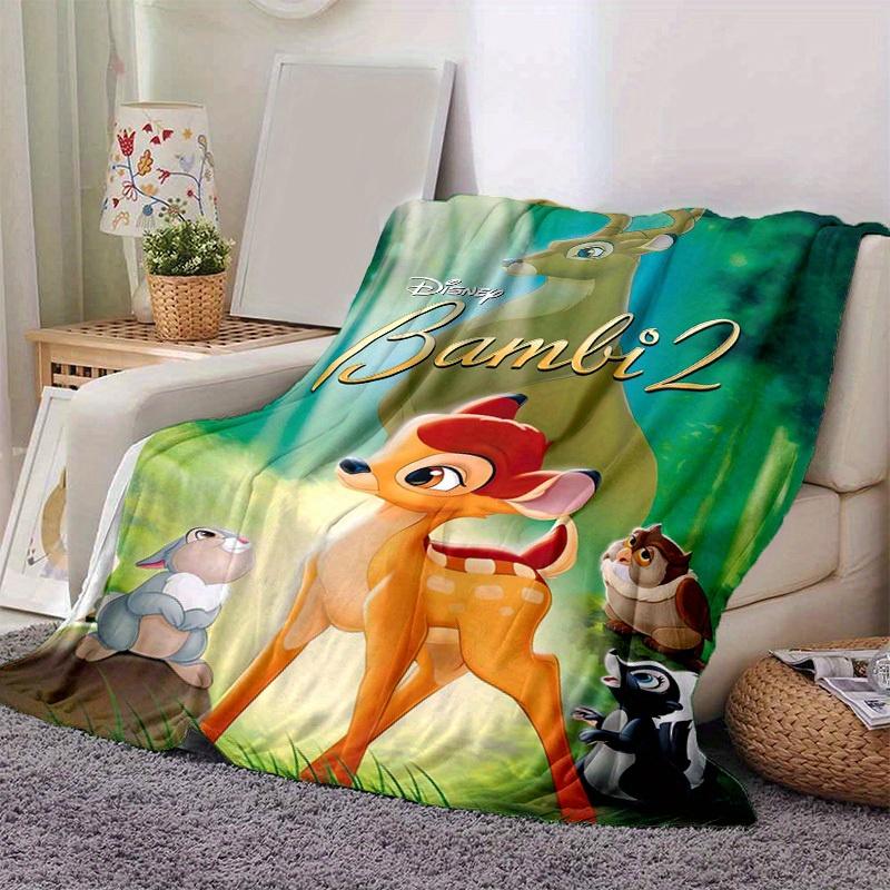 

1pc, Disney Bambi 2 Home Decor Blanket Perfect for Couch, Bed, Travel, Camping, Car 80x120cm