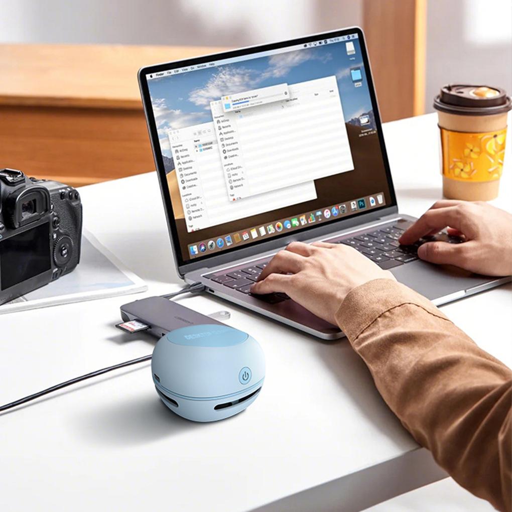 Mini Desktop Vacuum Cleaner Independents Dust Filter USB Charging Portable Desktop Vacuum Cleaner