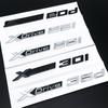 For X3 SDrive XDrive 20i 25i 28i 30i 35i 20d 25d 28d 30d 35d 3D ABS Car Rear Trunk Badge Decal Sticker Emblem Accessories