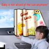 Children's Car Interior Sunshade Curtains for Rear Window