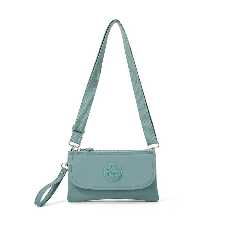 Crossbody Bag Women's Lightweight Coin Purse Nylon Water-Repellent Mobile Phone Bag