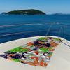 Bohemian Floral Fusion Quick Drying Bath Towel Microfiber beach towel - light weight swimming camping  yoga beach out