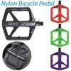 1PCS Mountain Bike Pedals DU Sealed Bearing Bike Platform Pedal with Reflector Waterproof Safety Pedals MTB Bike Accessories
