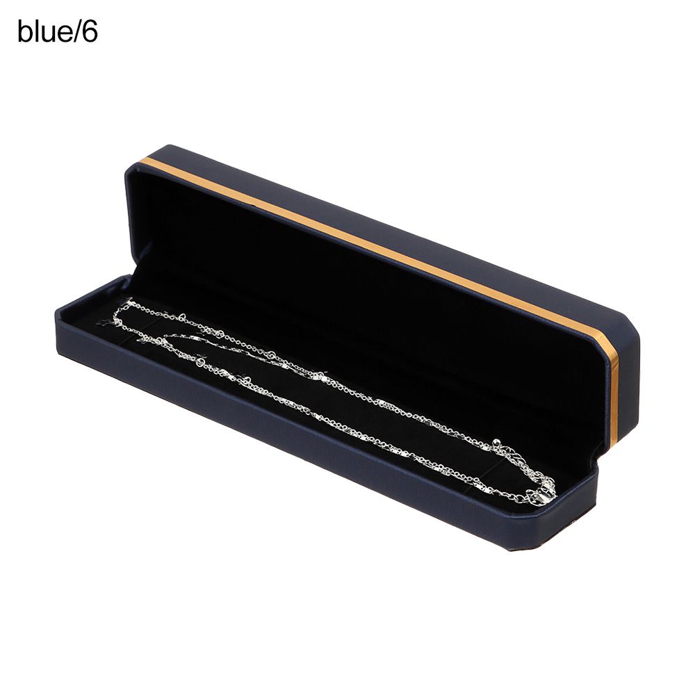 Bracelet Jewelry Packaging Party Gifts Plastic Display Box Double Open Ring Box Jewelry Display  Case Storage Boxes